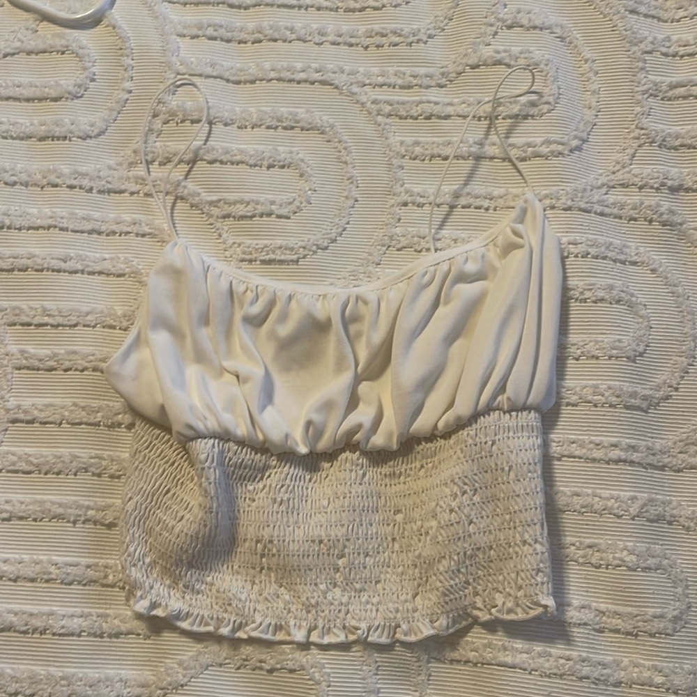 Urban Outfitters White frilly top